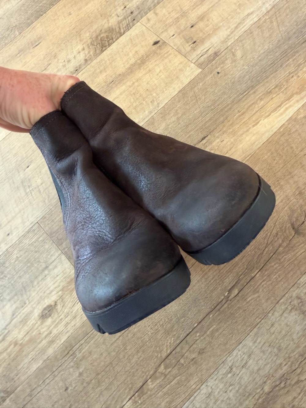 SOREL Joan Uptown Chelsea Boots | Blackened Brown - Picture 4 of 9